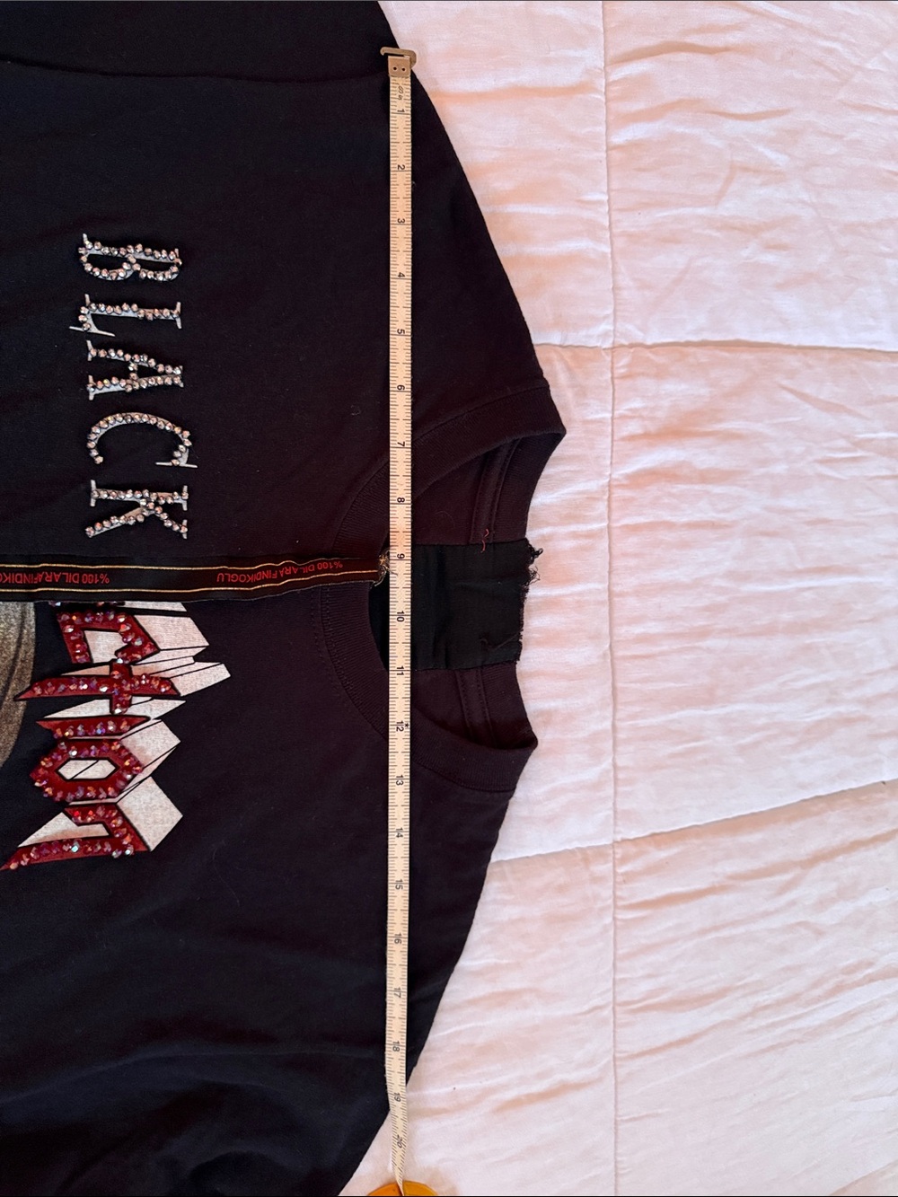 RARE - Dilara Findikoglu Beaded Women’s T-Shirt - Picture 7 of 9